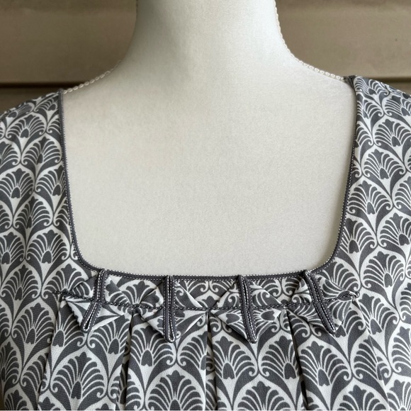 •Max Edition• NWT Sleeveless Patterned Babydoll Top - Size Small - Picture 3 of 11